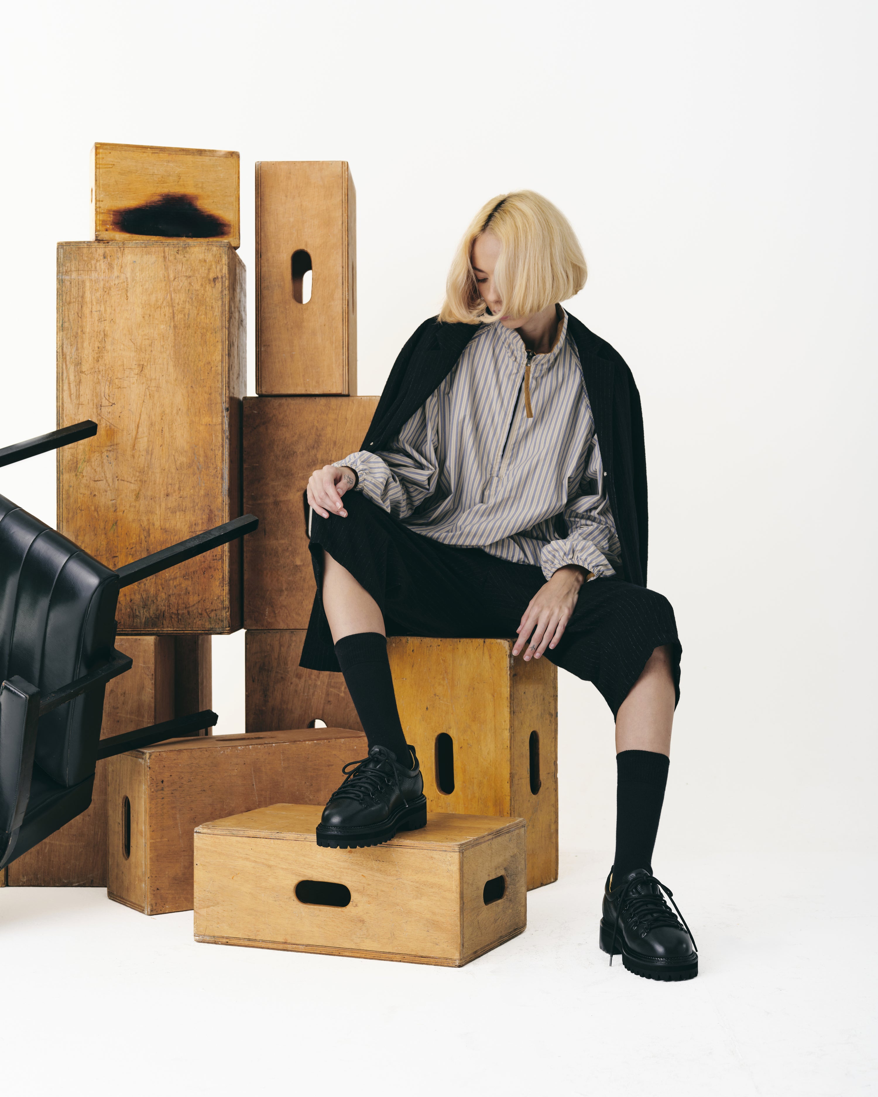 Hiking Boot Lo Black Floater