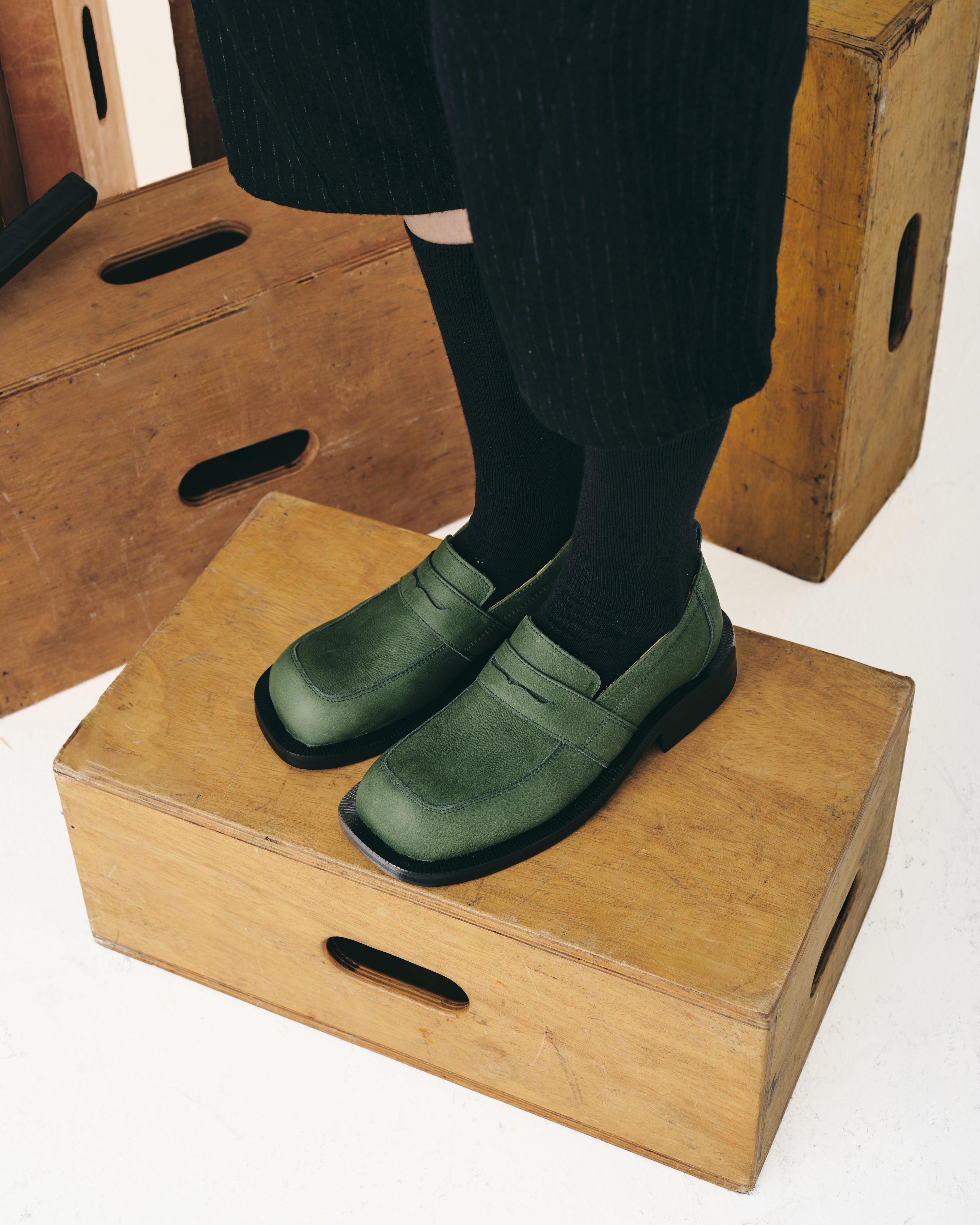 Loafer Clown Rusty Green