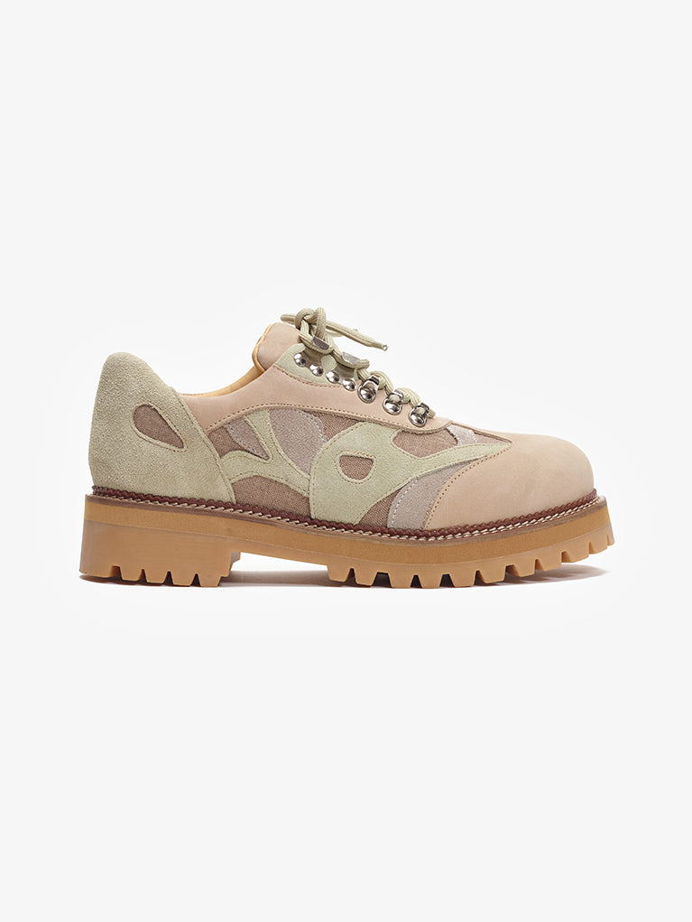 The KidSuper Boots With The Swirls Low Top by Cocker - Tan