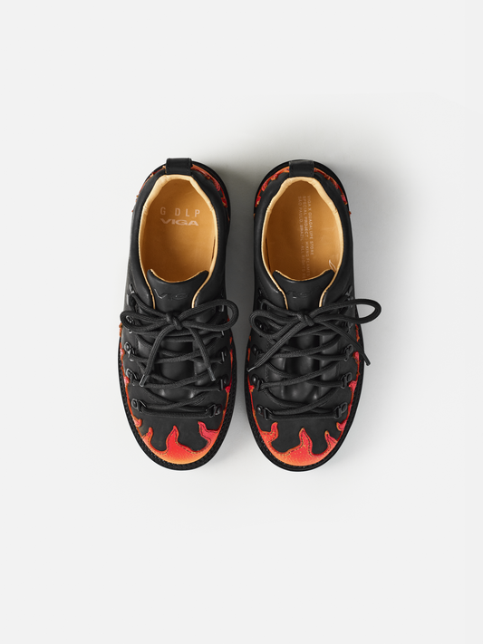 Hiking Flames Hand Painted