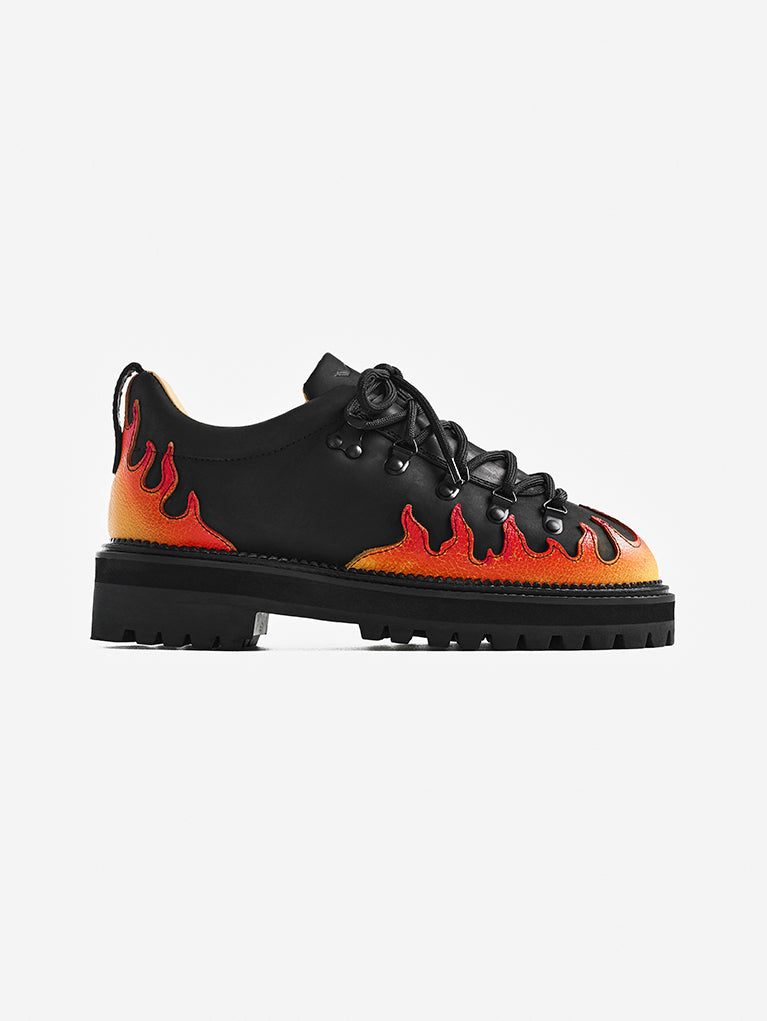 Hiking Flames Hand Painted