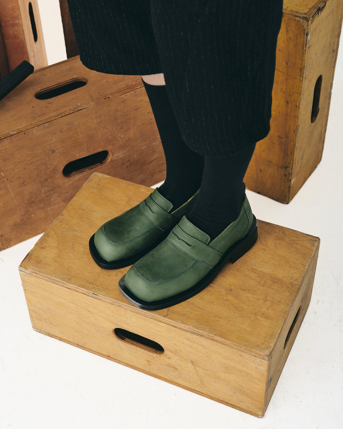 Loafer Clown Rusty Green