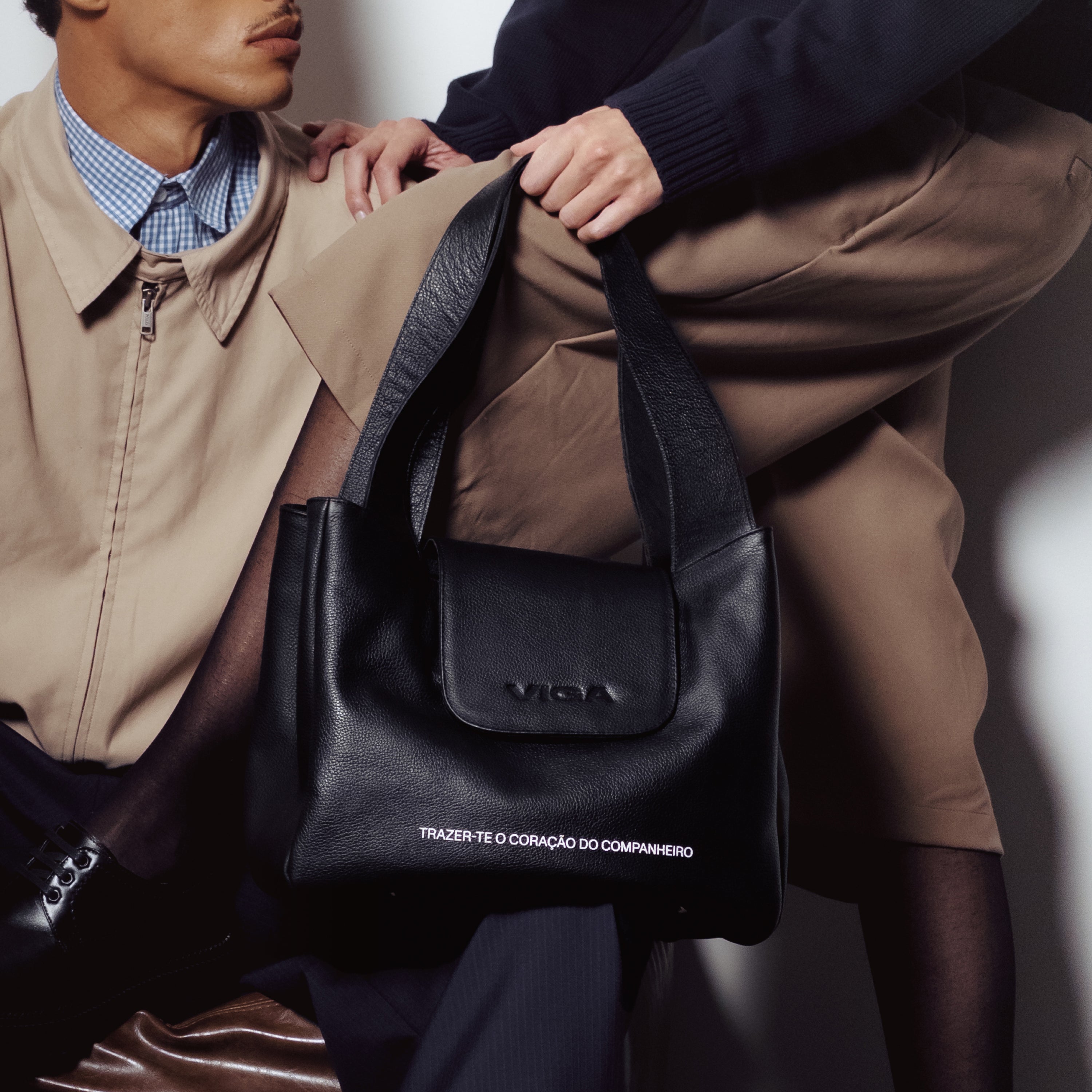 Handbag Black "Coração do companheiro"