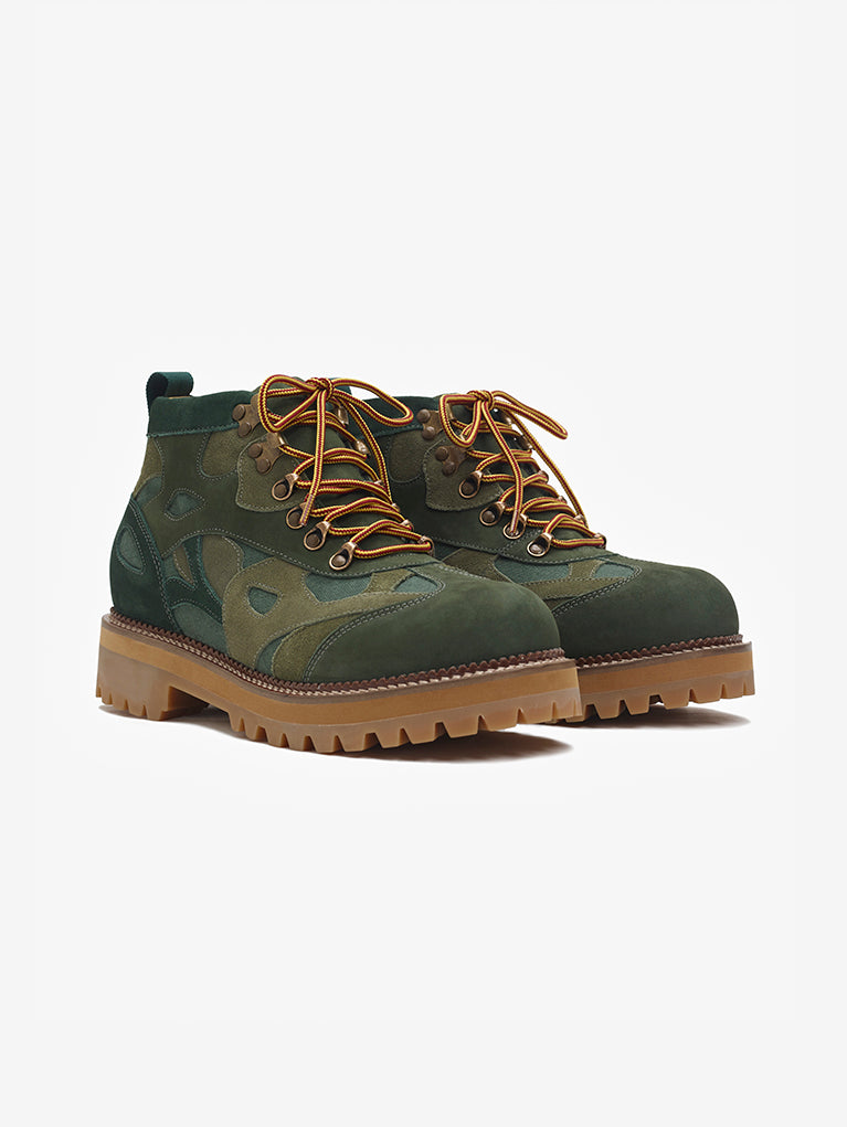 The KidSuper Work Boots by Cocker - Green