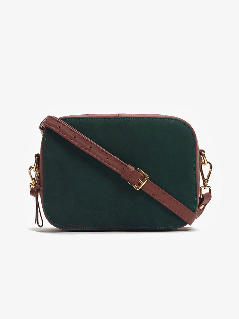 Cocker Midi Bag Coffee & Green