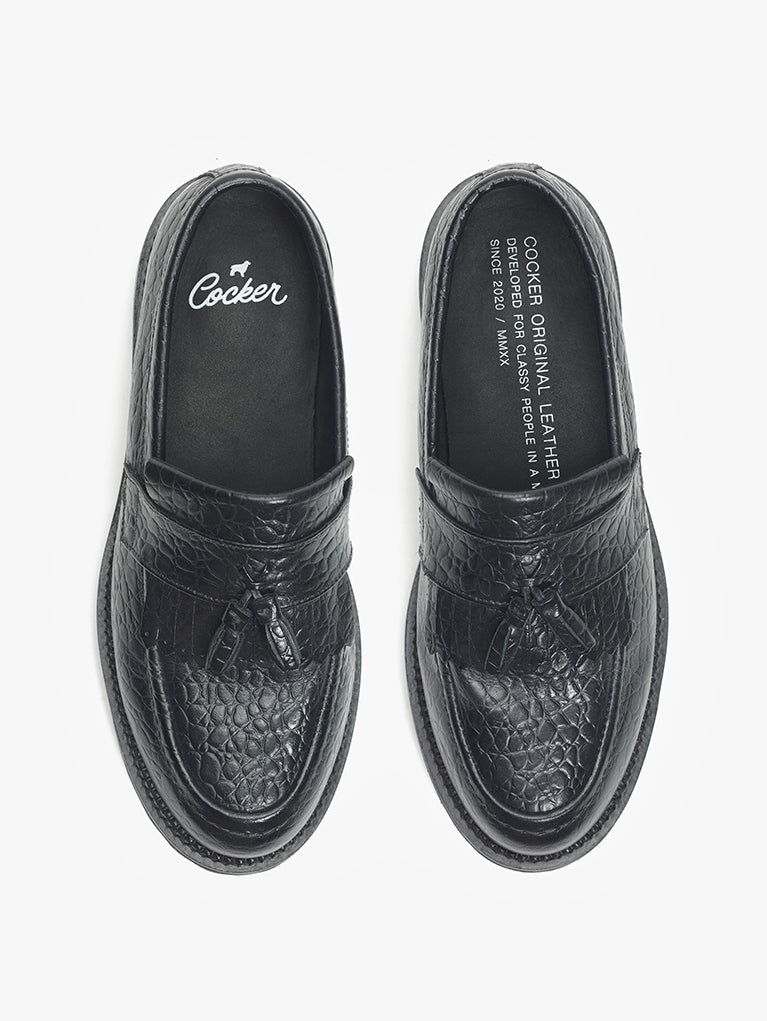 Loafer Croco Black