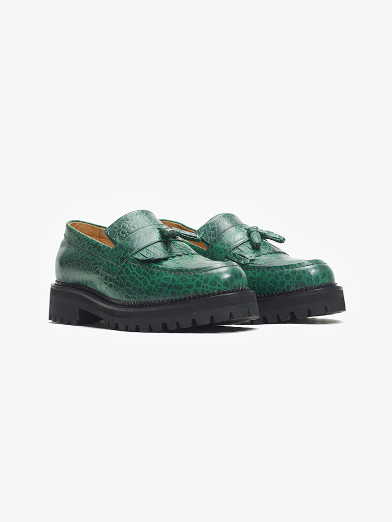 Loafer Croco Green