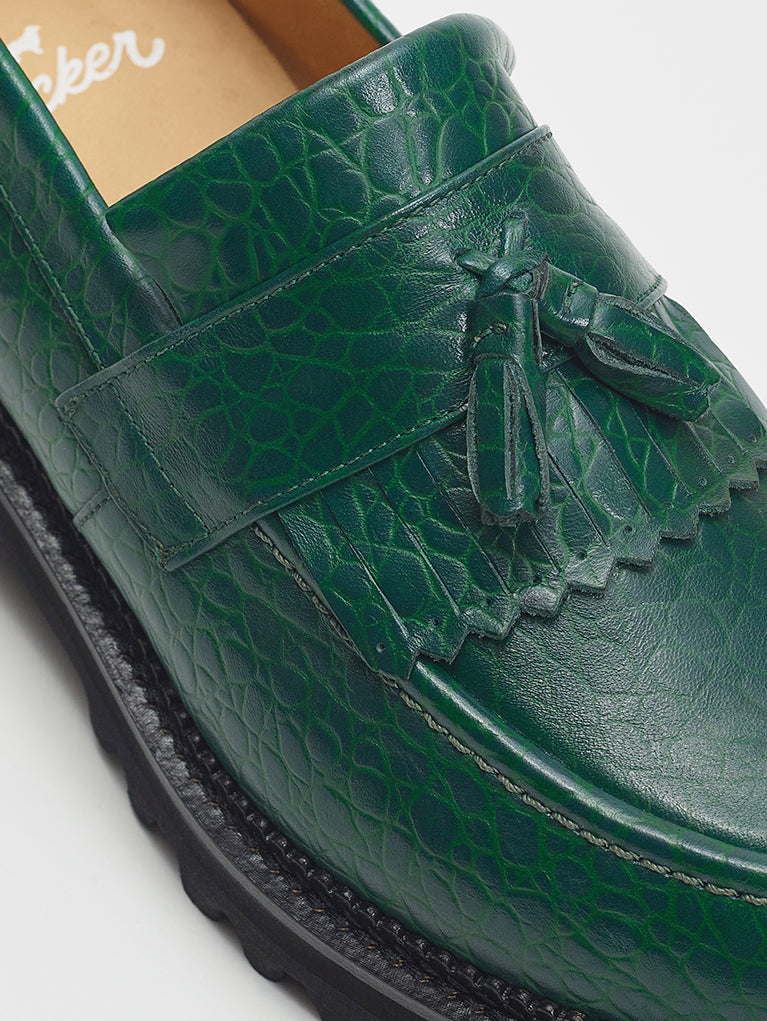 Loafer Croco Green