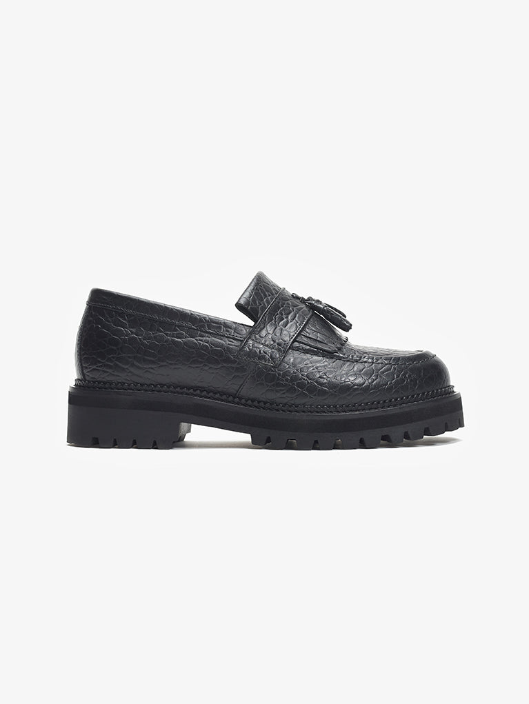 Loafer Croco Black