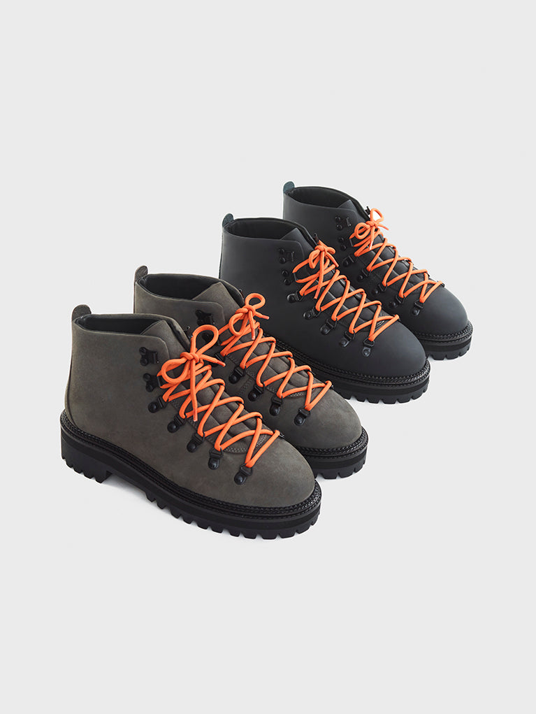 Hiking Boot Mid Concrete Gray