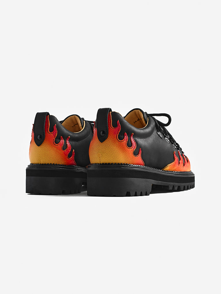 Hiking Flames Hand Painted
