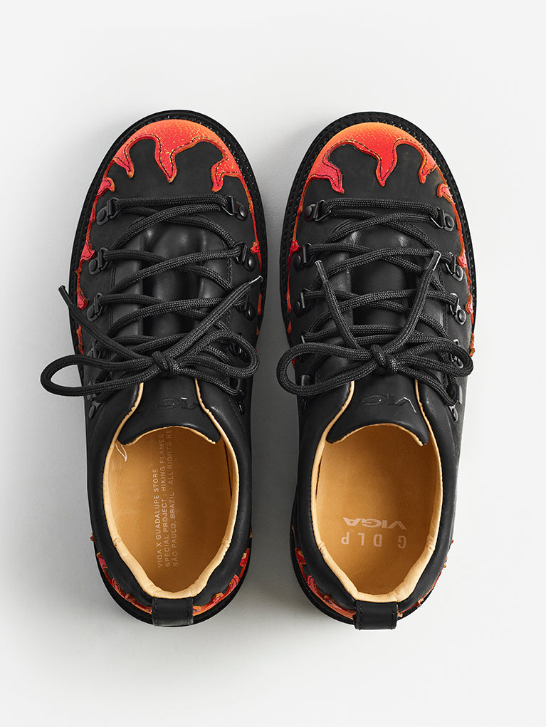 Hiking Flames Hand Painted